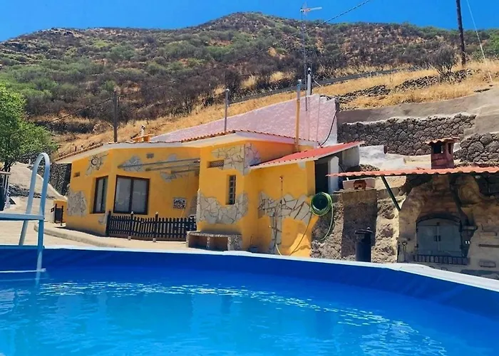 Exclusiva Casa 3Hab Piscina, Bbq, Chillout, Senderismo En Artenara