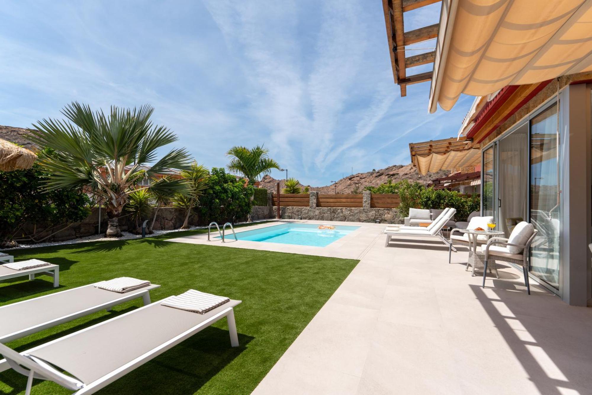 Diana With Private Swimming Pool In Tauro Villa Mogan