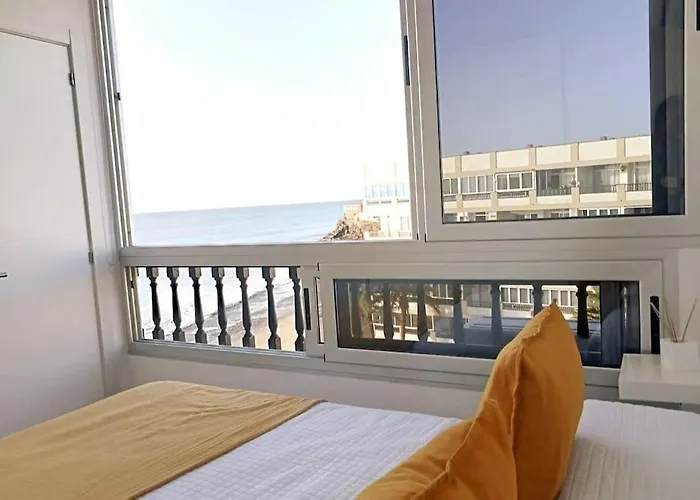 Newly Refurbished Beachfront Apartment.