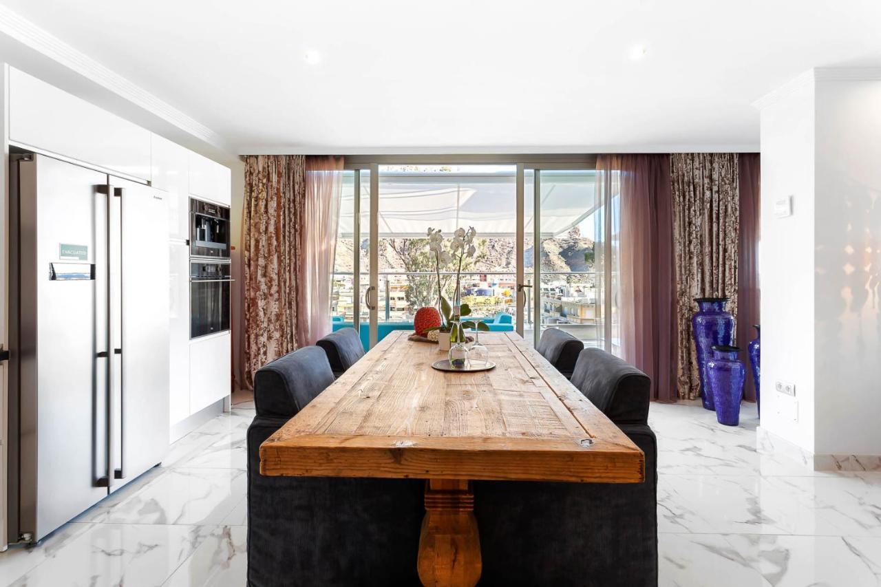 Rivera Del Puerto Luxury Penthouse With Great Terrace And Sea View Puerto De Mogan