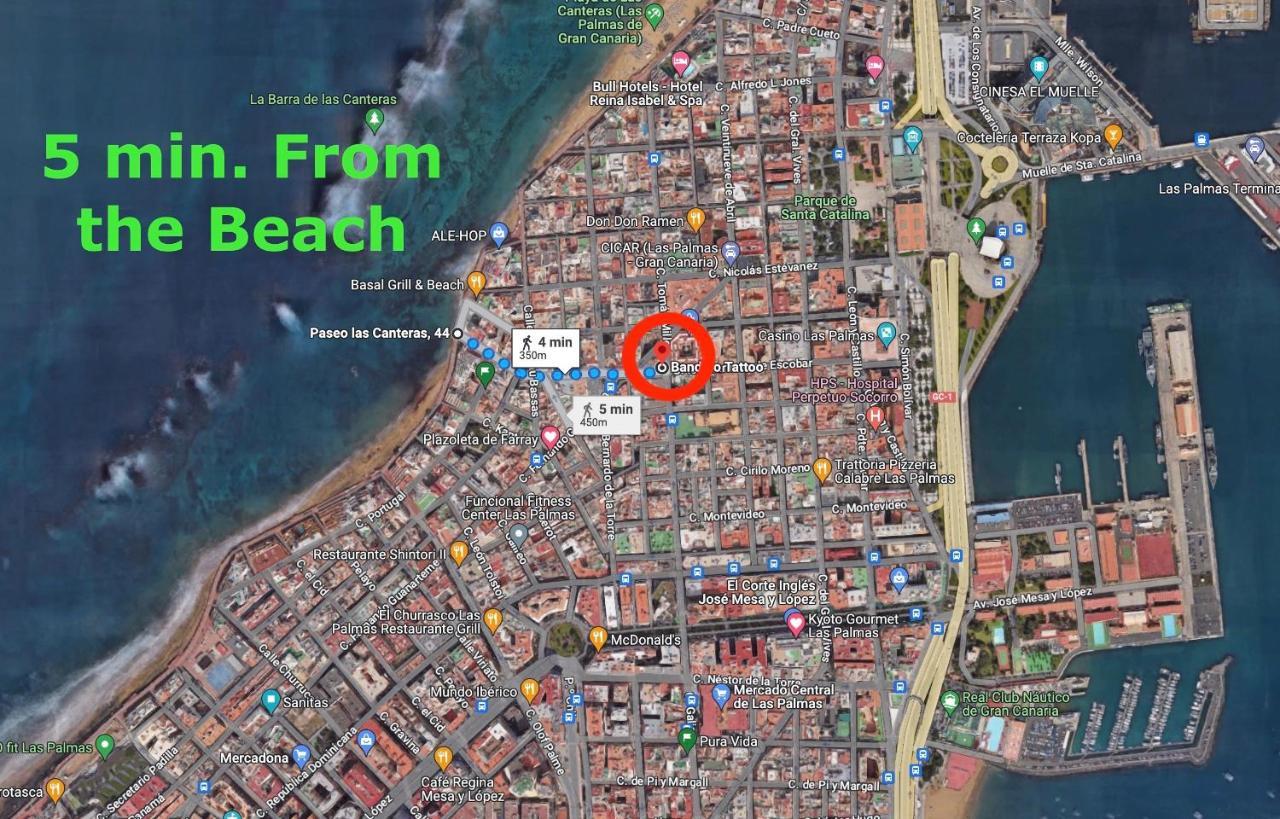 5 Minuti Dalla Moderno Loft Con Terrazzo Apartment Las Palmas de Gran Canaria