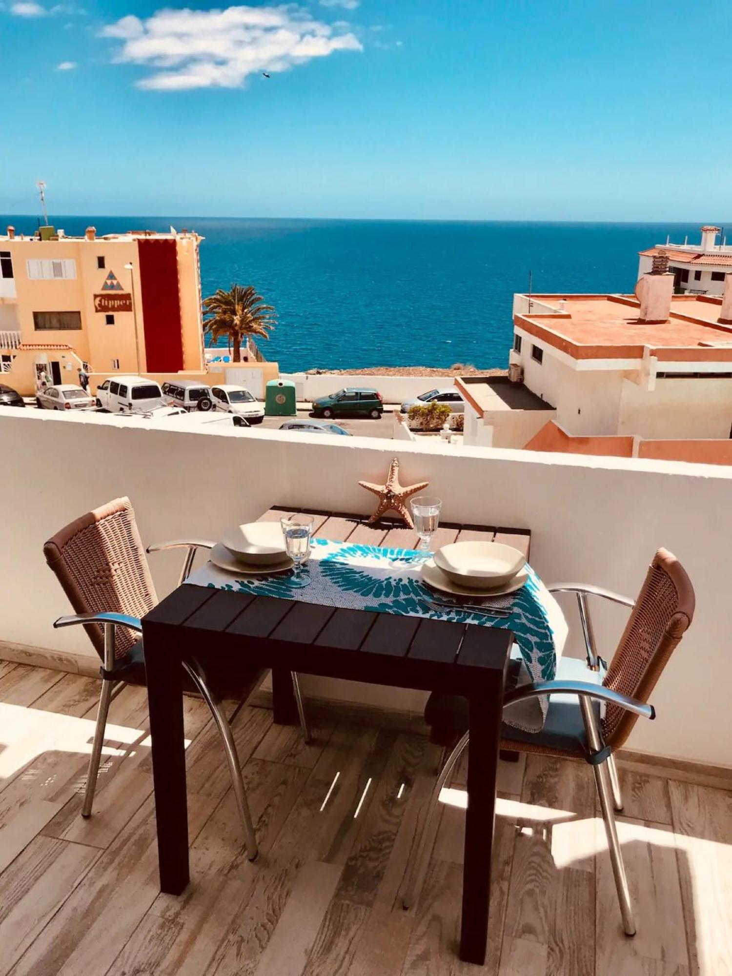 Acogedor Y Vistas Al Mar Apartamento *