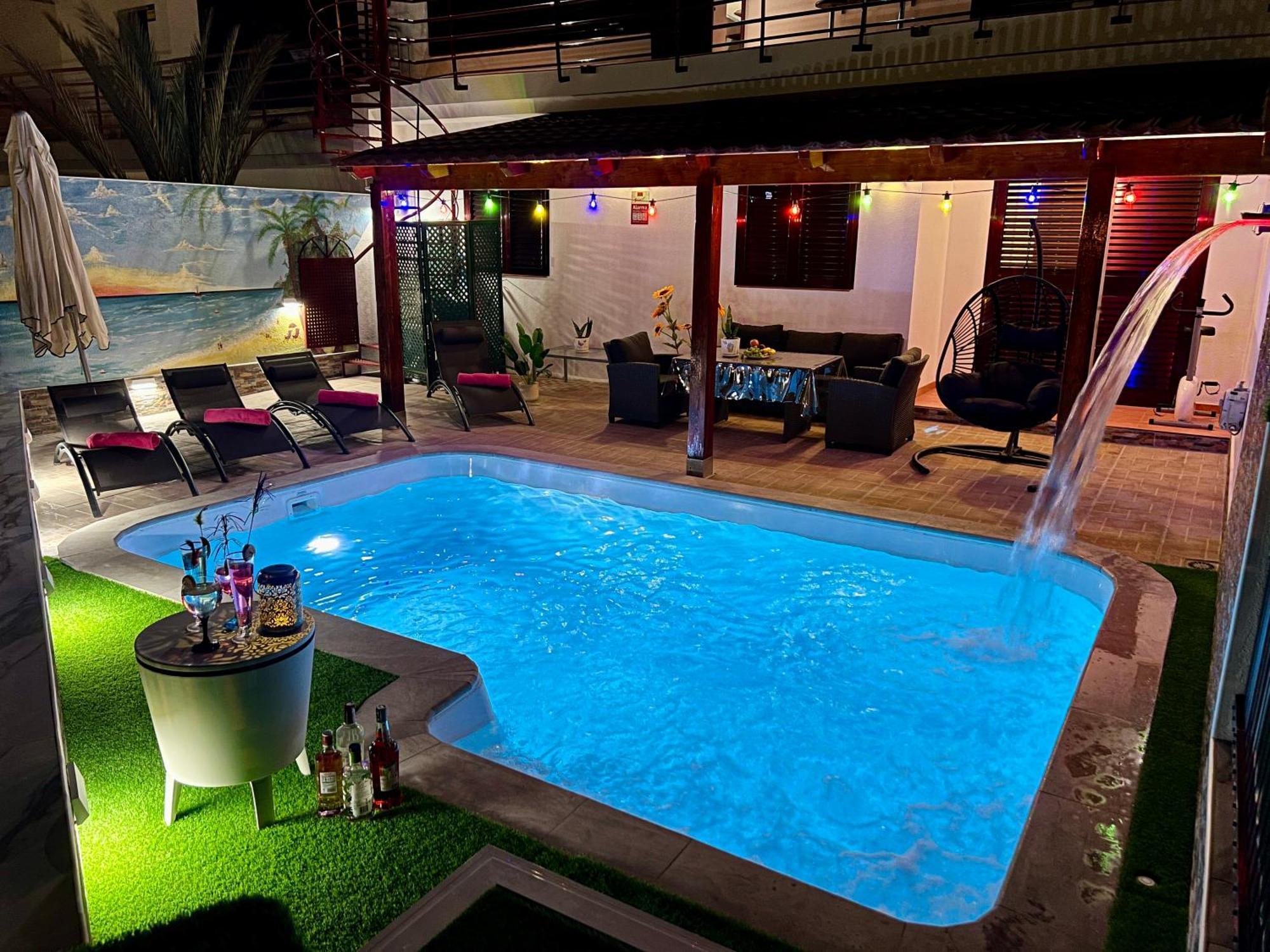 Villa Puerto Rico In Front Of The Shopping Center With Private Heated Saltwater Pool With Jacuzzi Or St Andard Villa Puerto Rico With Private Heated Saltwater Jacuzzi Pool & Arcade Games Villa