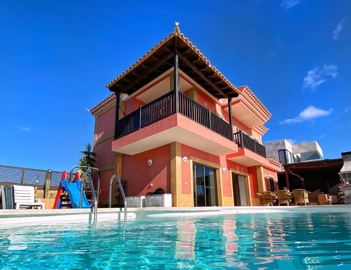 Luxury 5 Star Violetta With Amazing Sea View, Jacuzzi And Heated Pool San Agustin (Gran Canaria)