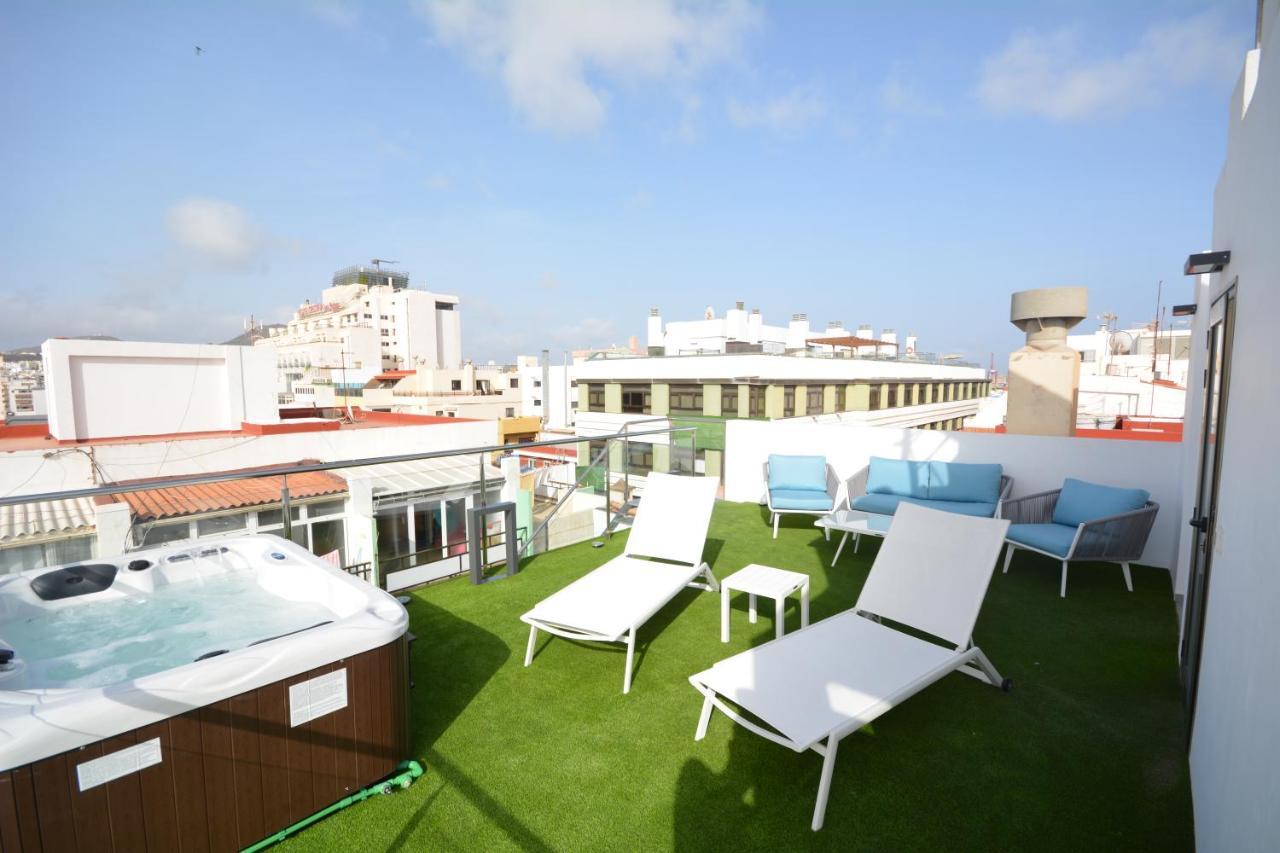 Lujoso ático Gran Terraza Solarium Privado Jacuzzi Sauna * Las Palmas de Gran Canaria
