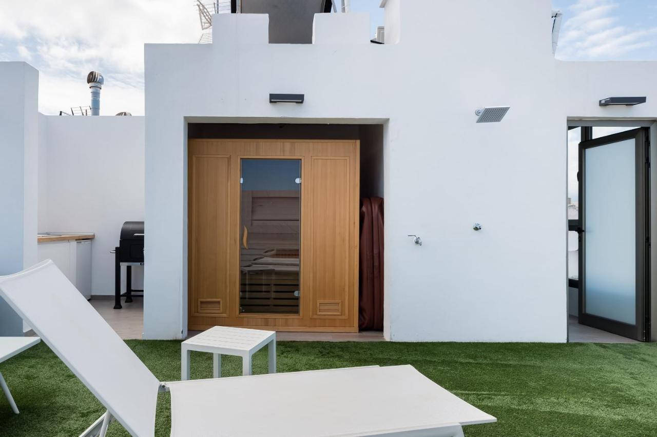 Lujoso ático Gran Terraza Solarium Privado Jacuzzi Sauna
