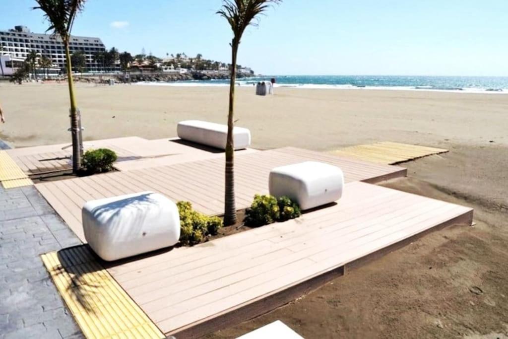 Apartamento With Large Terrace, 10 Meters From Playa De Burras San Bartolomé