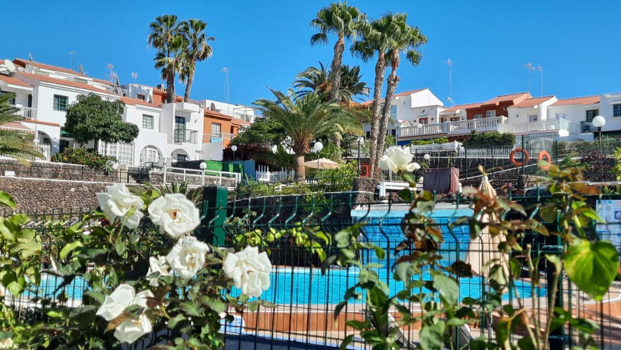 Cielo Azul Intenso Y Sol Radiante En Maspalomas San Bartolomé