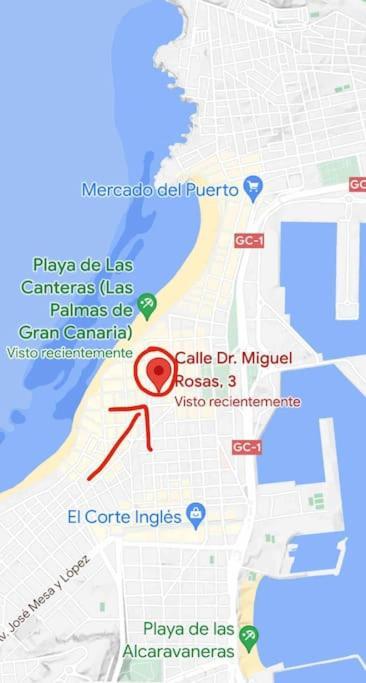 Casa Merche Ii Playa Canteras Appartamento