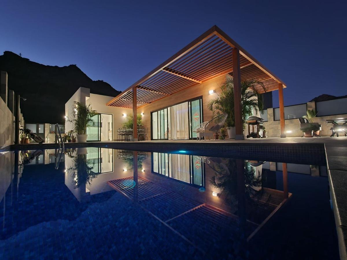 Villa De Lujo Con Piscina Climatizada Mogan