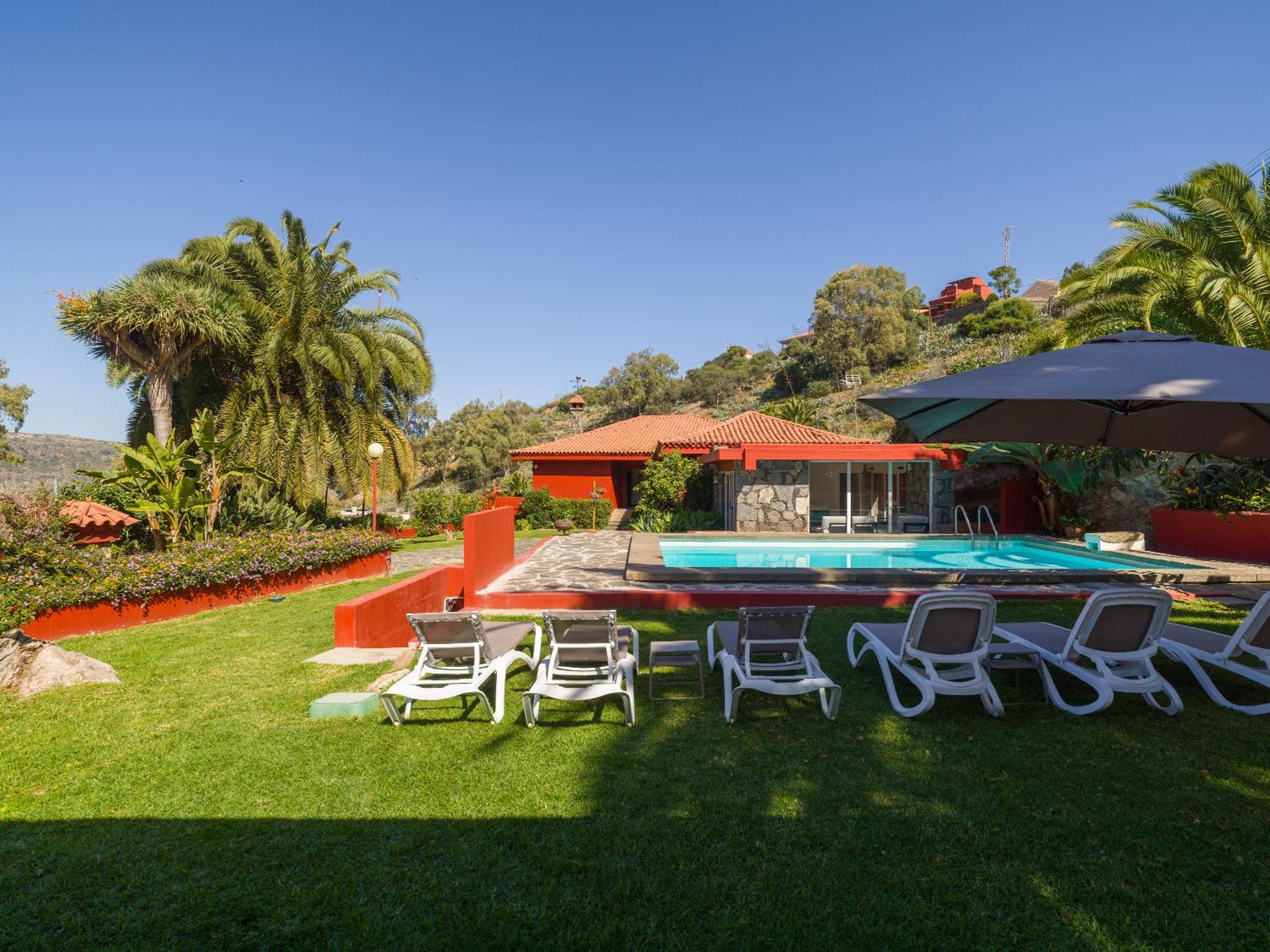 El Jardin De With Private Pool, Sauna & Jacuzzi Villa Santa Brigida (Gran Canaria)