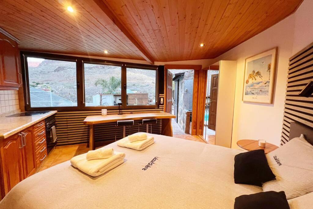 Studio Bed-room In Quiet Montain - Swimming Pool, Jacuzzi, Wifi, Tv Outdoor Chill Out - La Lezardiere *