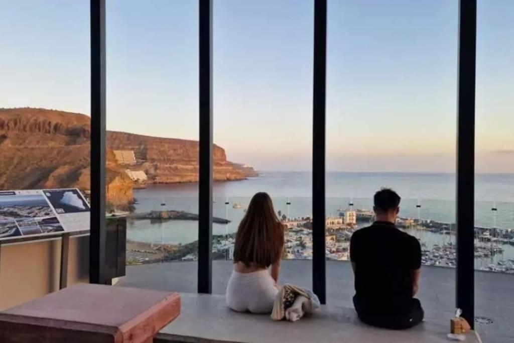 Paraiso Con Gran Solarium Privado En Playa Mogan Apartamento *