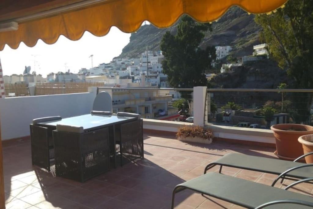 Paraiso Con Gran Solarium Privado En Playa Mogan Apartamento *
