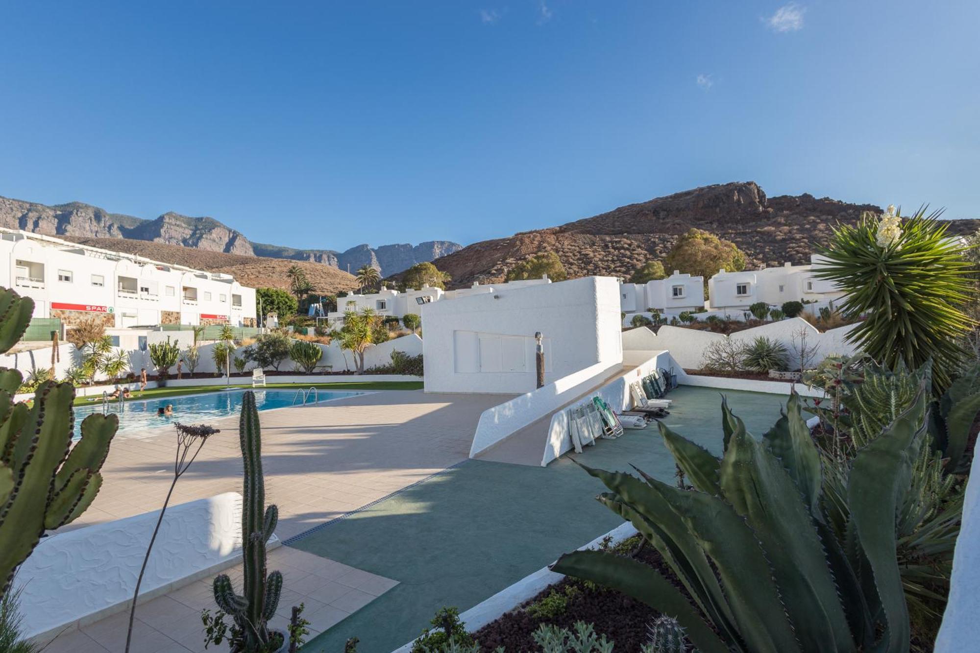 Appartamento Residencial La Palmita Agaete Con Piscina *