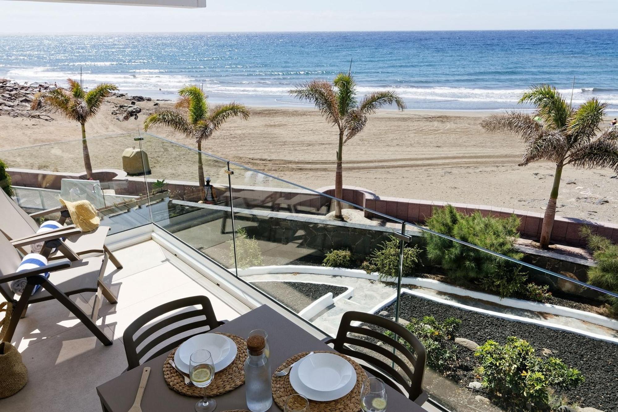 Amapola Moon -nuevo Y Recien Reformado En Primera Linea De Playa Apartment *