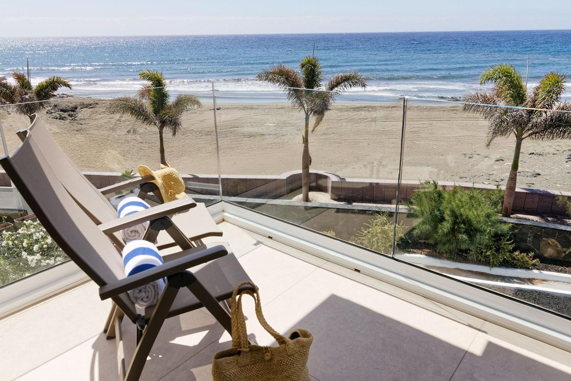 Apartment Amapola Moon -nuevo Y Recien Reformado En Primera Linea De Playa San Agustin (Gran Canaria)