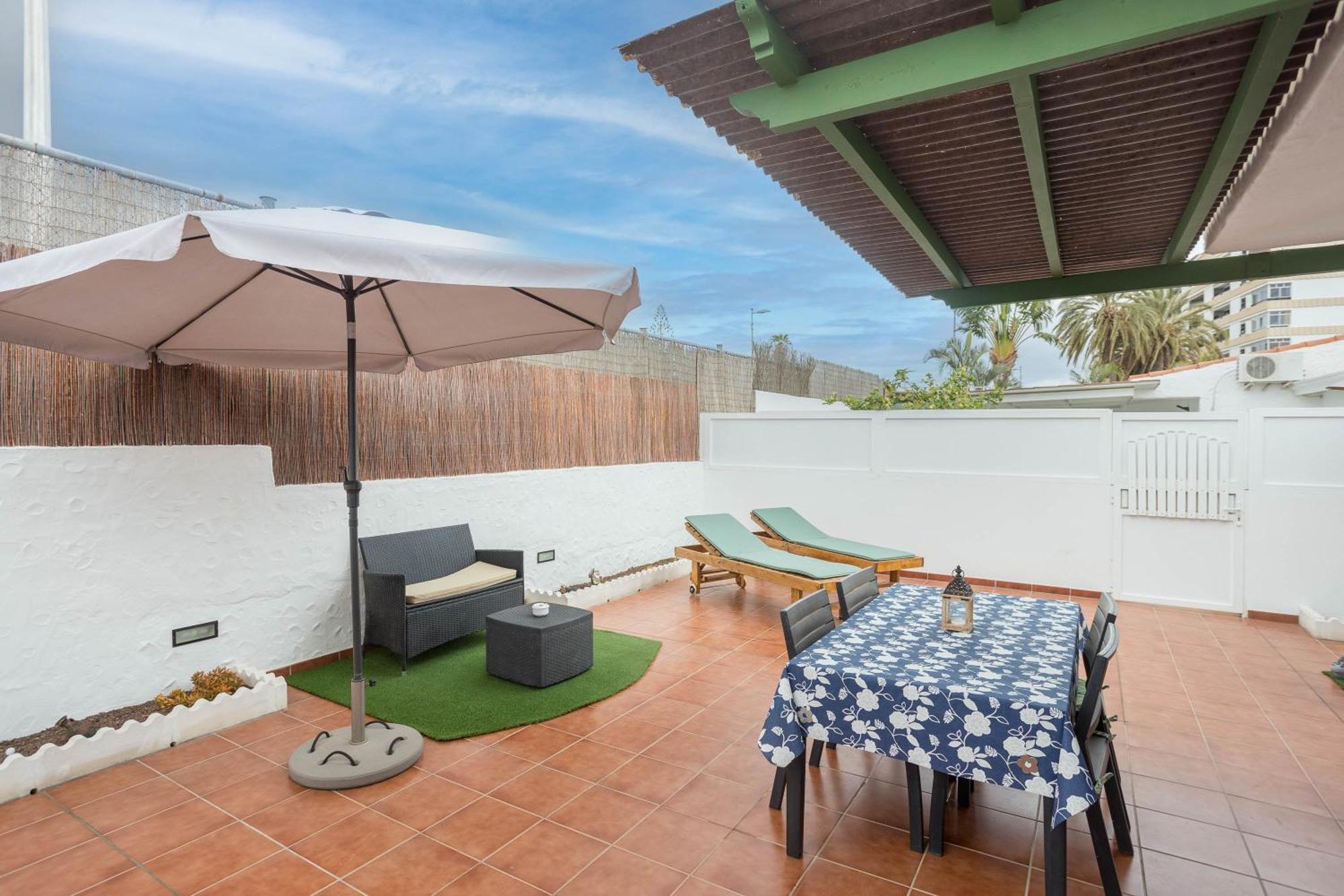 Private Chill-out Terrace - Pool Appartamento San Bartolomé