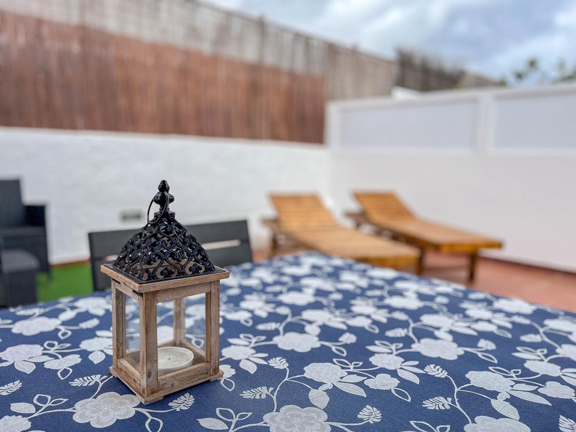 Private Chill-out Terrace - Pool Appartamento San Bartolomé