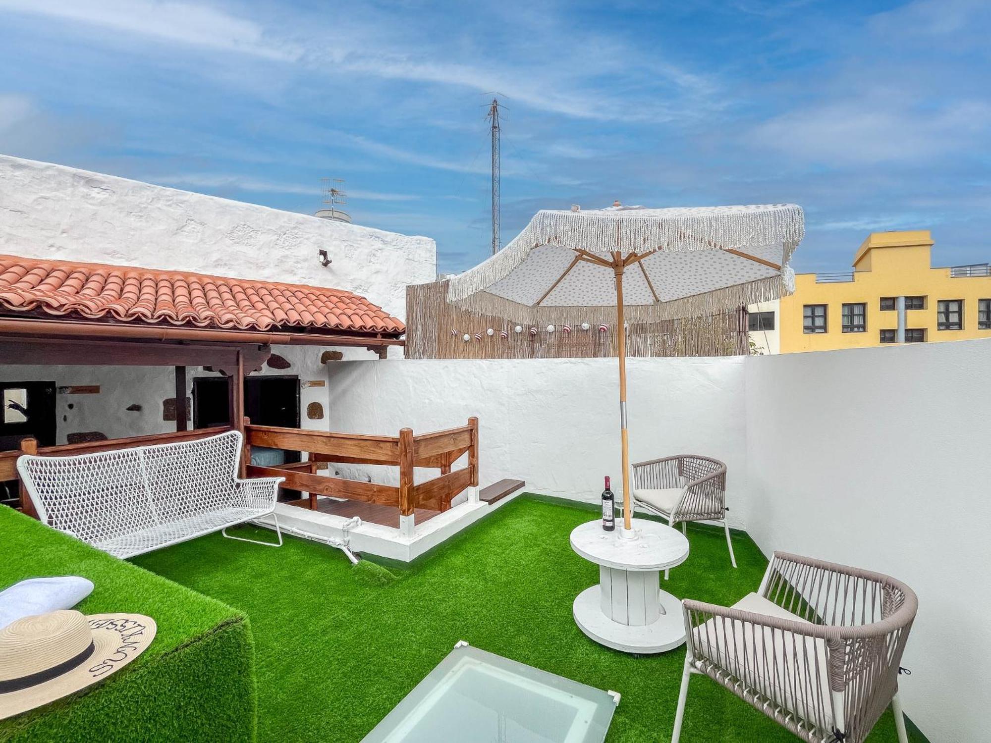 Casa Libelvik En Pleno Centro Con Terraza Apartamento Gáldar