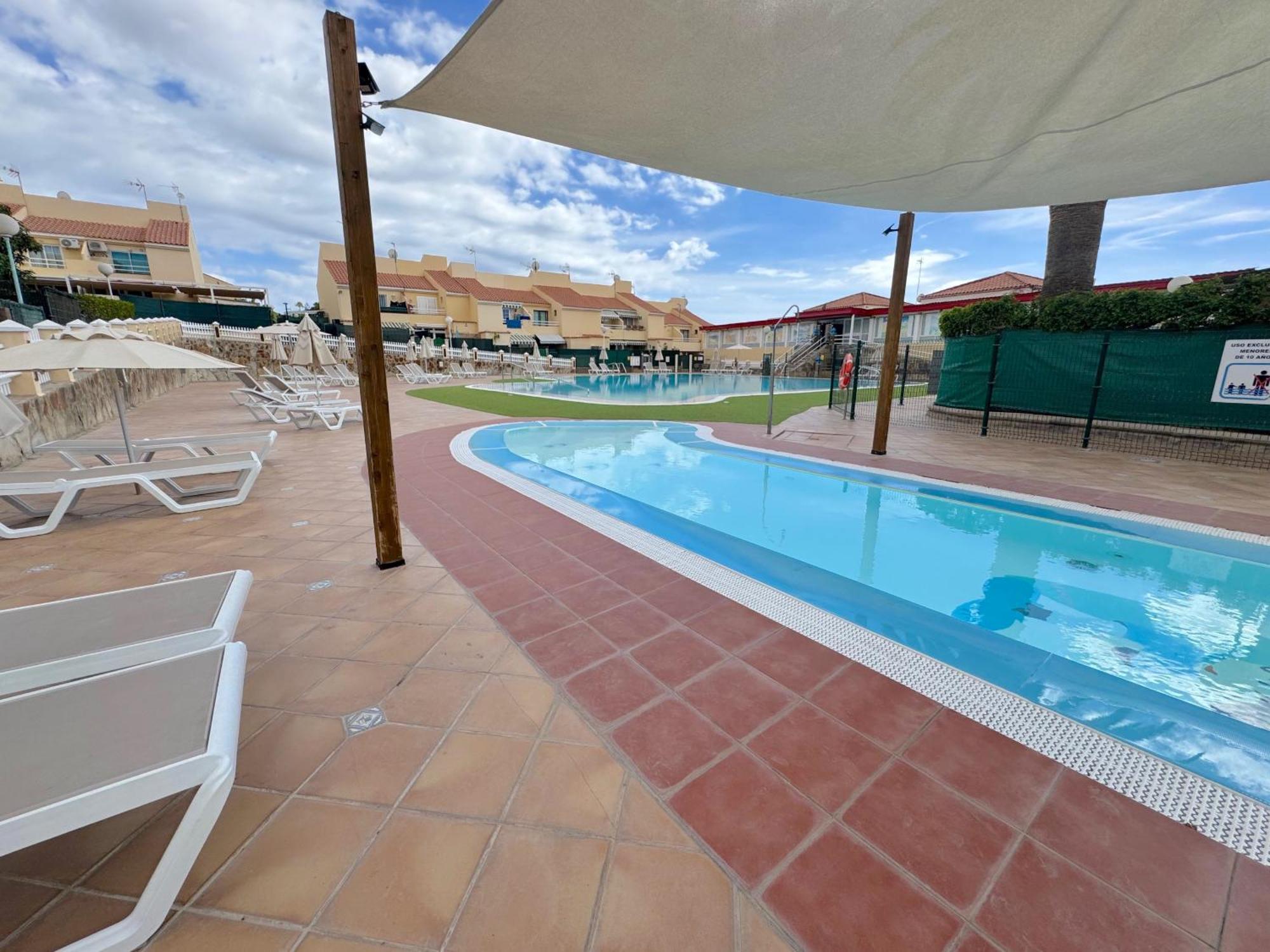 Exclusivo 1 Hab Con Terraza, Piscina Y Aire Acondicionado En Maspalomas *