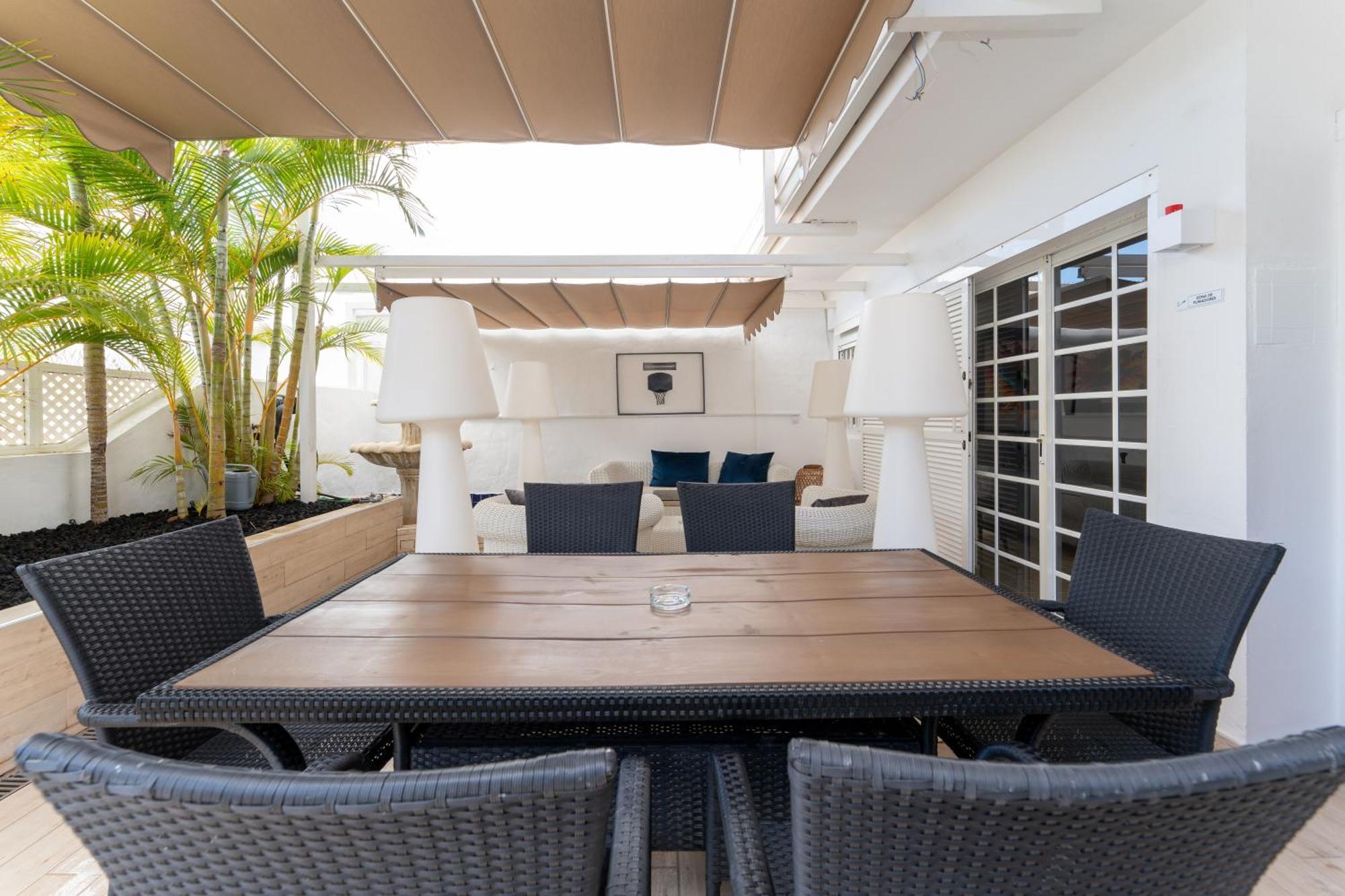 Rooftop Pamro - Private Jacuzzi - Fitness Area - Free Wifi - Air Conditioner - Pool - Modern & Comfortable - Sunnygolf Сasa de vacaciones Maspalomas (Gran Canaria)