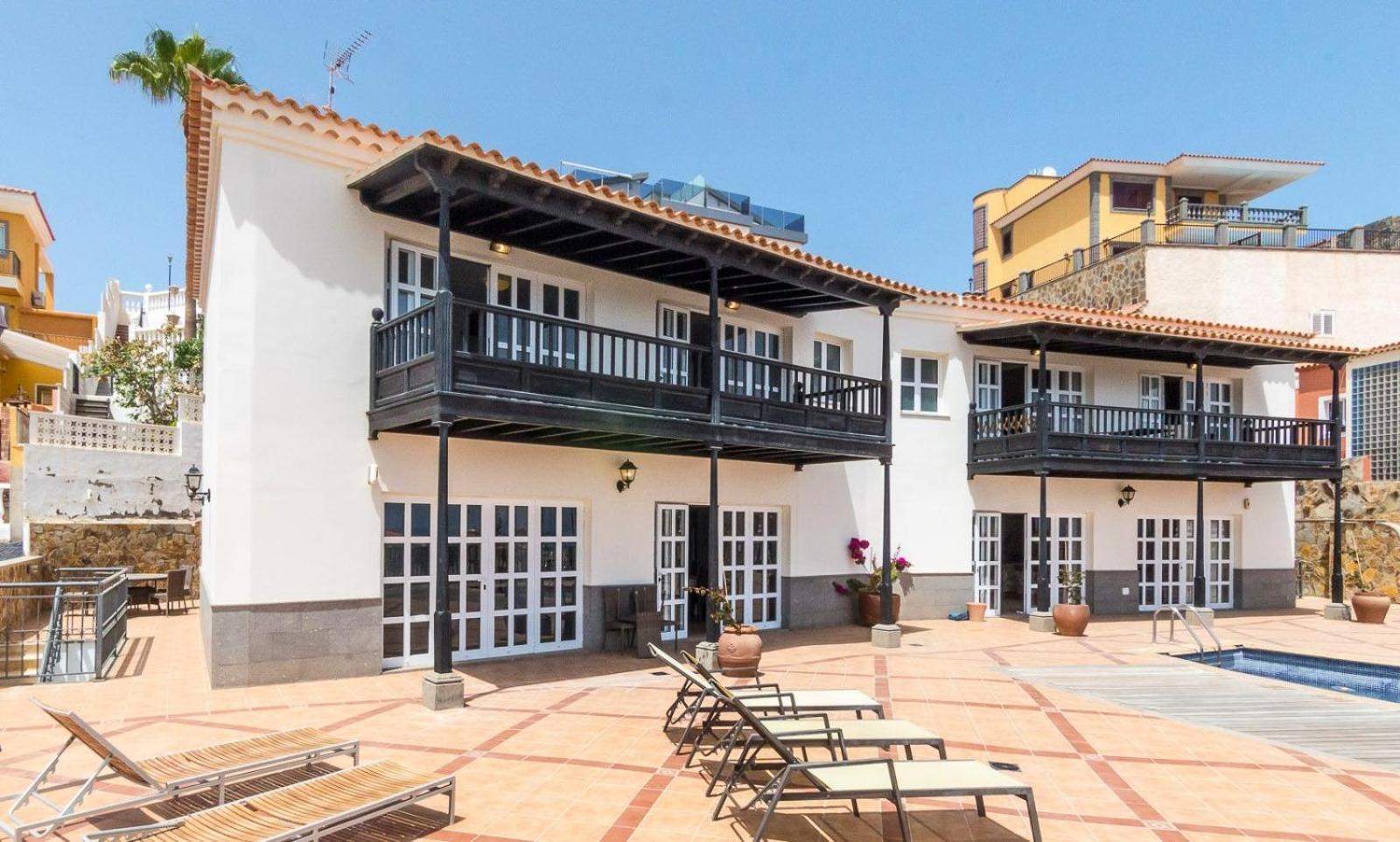 Magnificent 5-star With Sea View, Jacuzzi And Pool Mogán