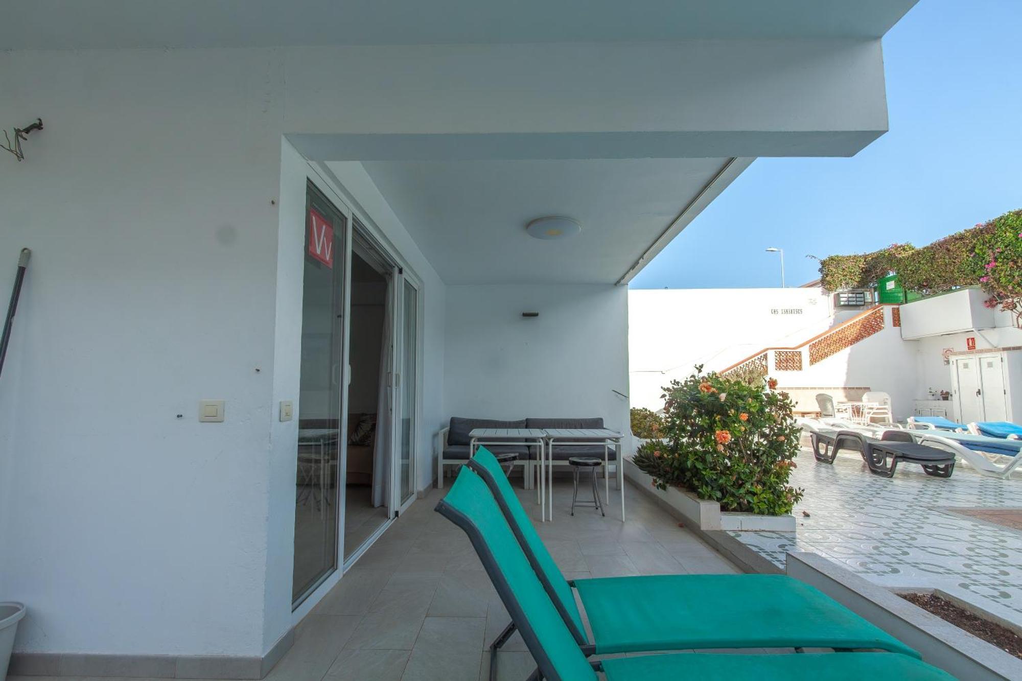 Con Terraza Y Piscina En Playa Del Ing Apartamento *