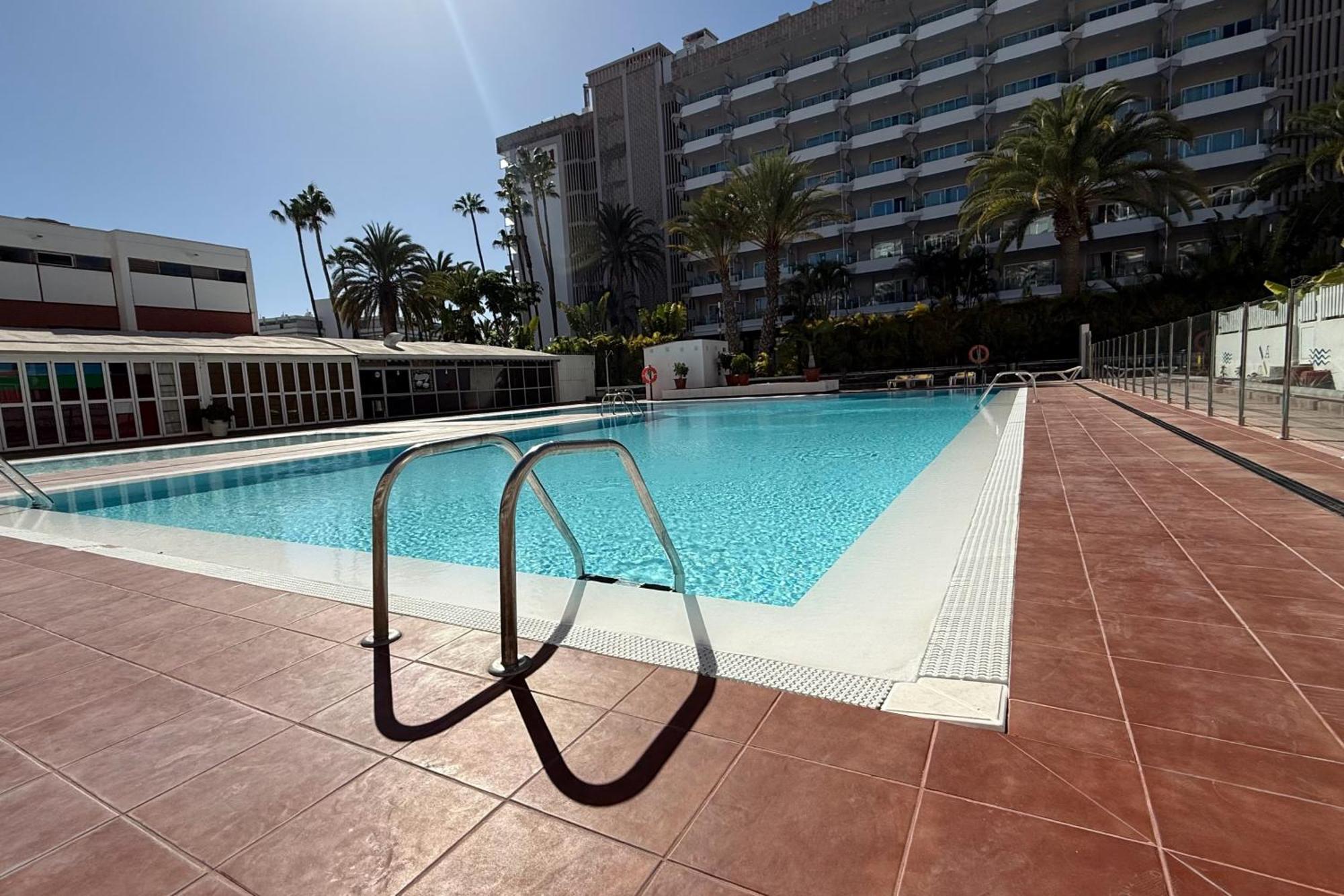 Modernes Mit 1 Schlafzimmer Und Balkon Im Herzen Von Playa Del Ingles, Gran Canaria