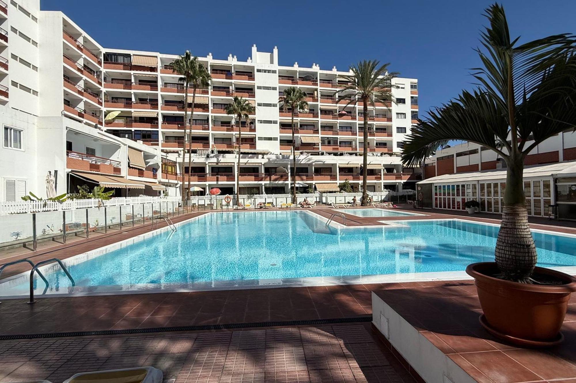 Modernes Mit 1 Schlafzimmer Und Balkon Im Herzen Von Playa Del Ingles, Gran Canaria *