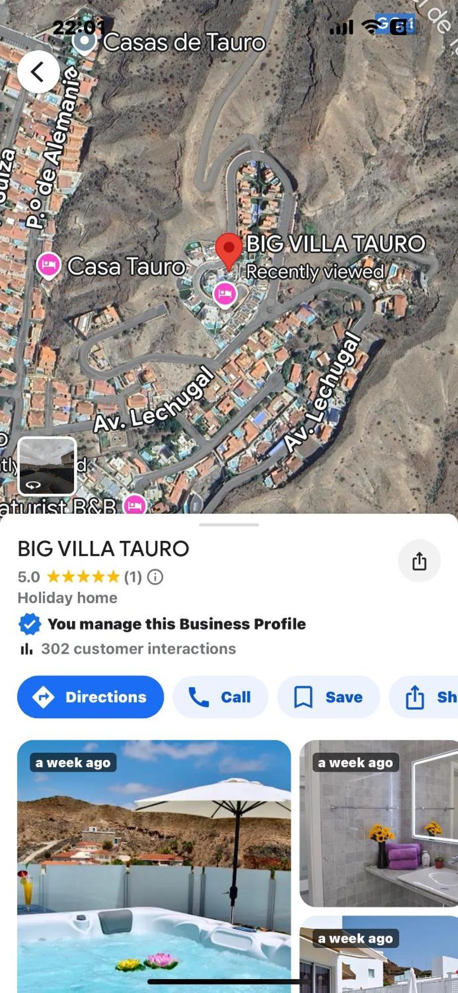 Villa Big Tauro With Private Heated Saltwater Pool & Jacuzzi & Bbq & Game & Arcade Games *