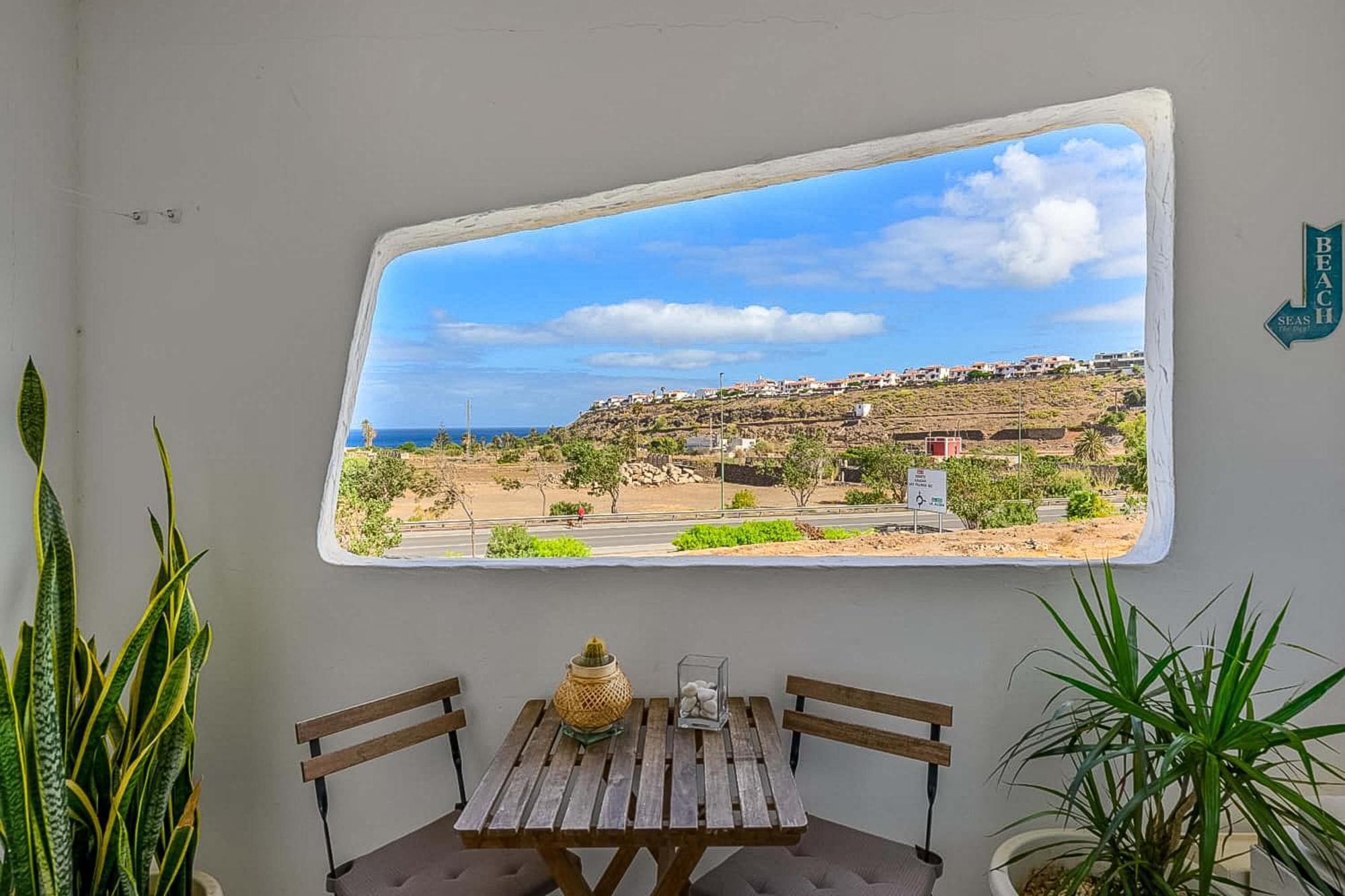 Residencial La Palmita Agaete Con Piscina Appartamento