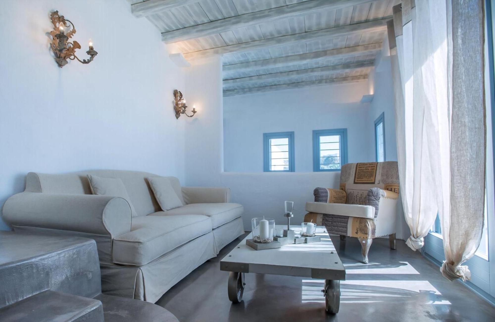 Luxury With Sea View And Swimming Pool Up To 8 Persons Apv Paros Golden Villa