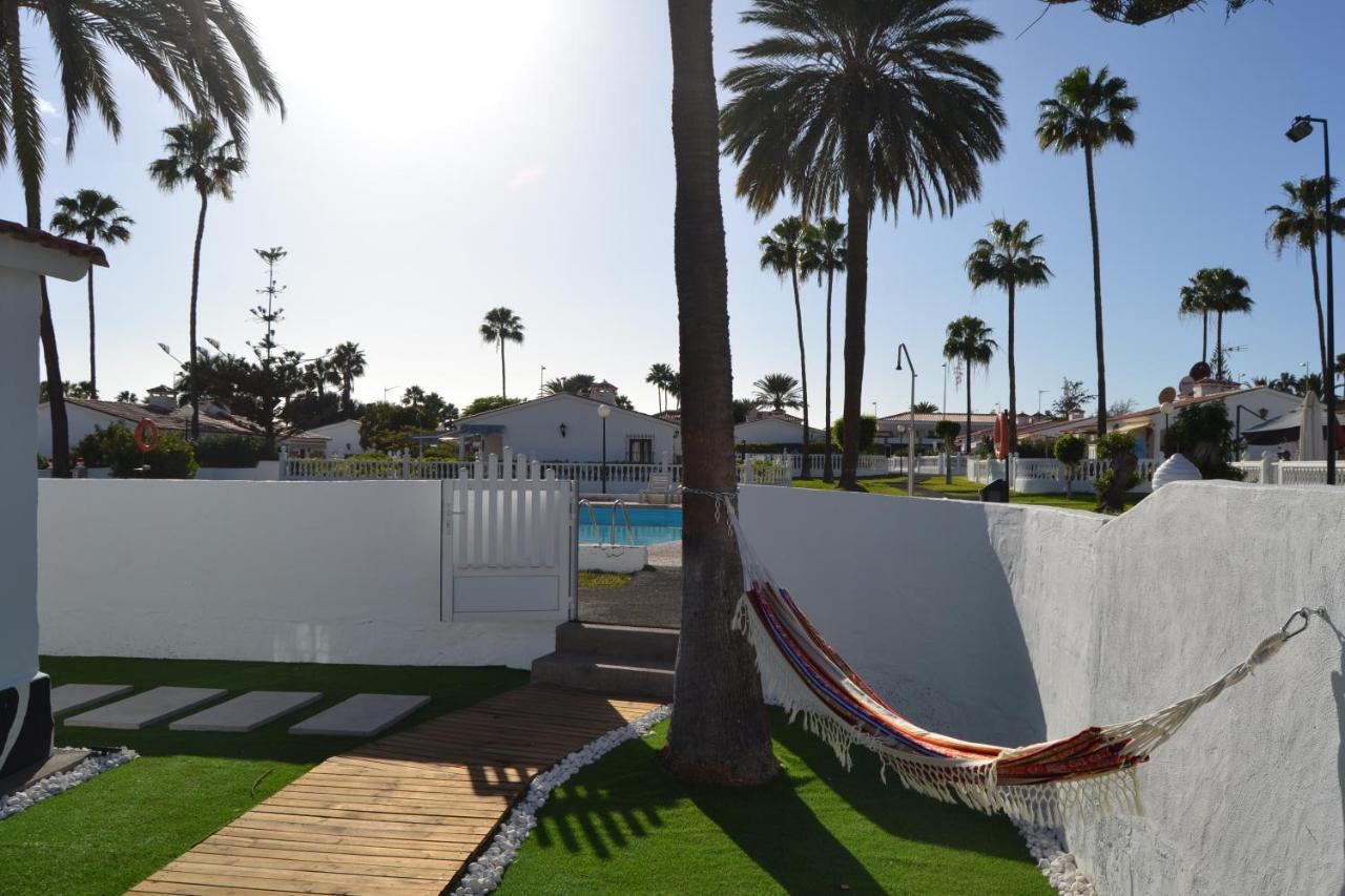 White Exclusive Bungalow. 2 Rooms, Garden & Pool. Сasa de vacaciones Maspalomas (Gran Canaria)