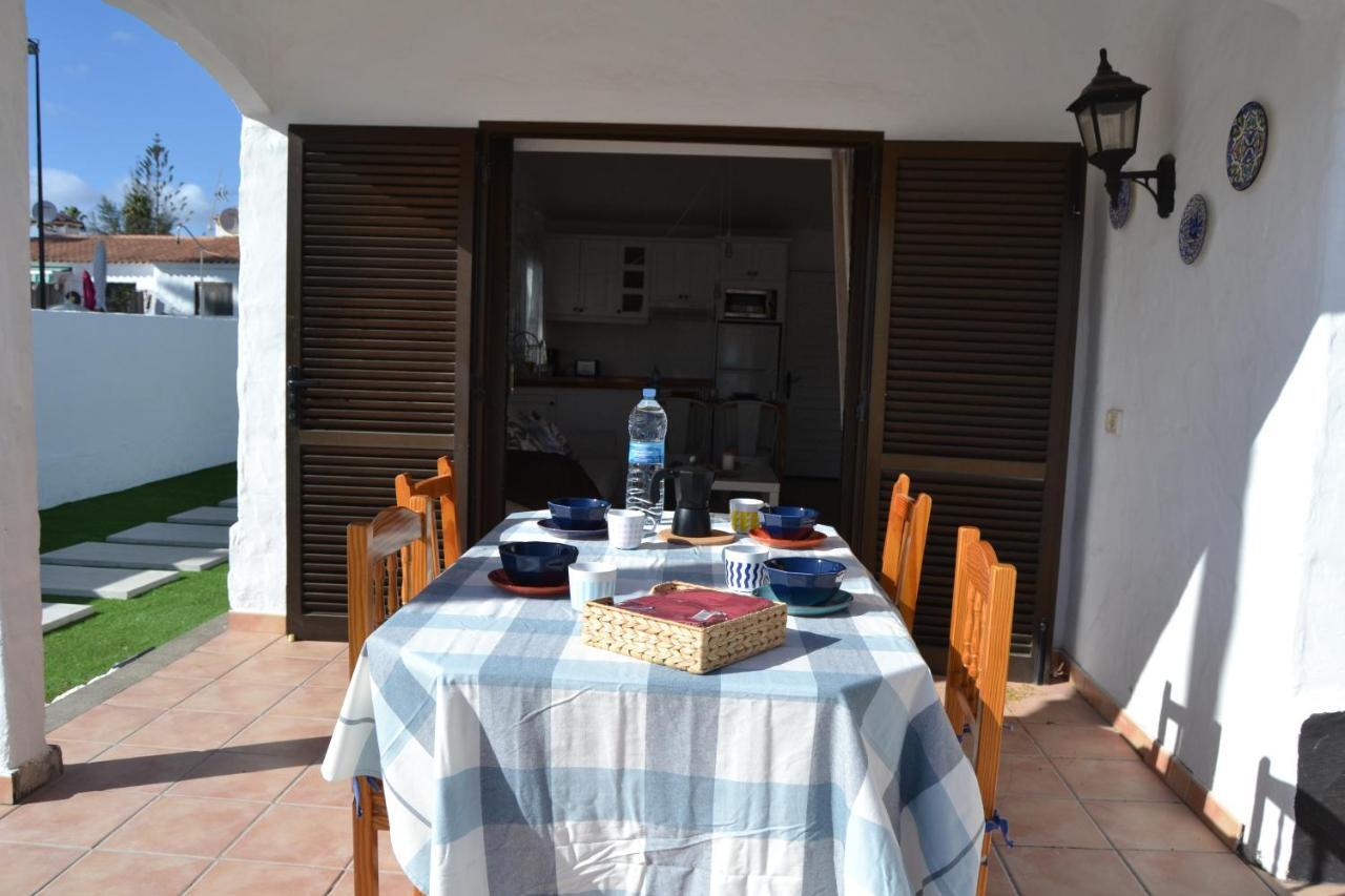 White Exclusive Bungalow. 2 Rooms, Garden & Pool. * Maspalomas (Gran Canaria)