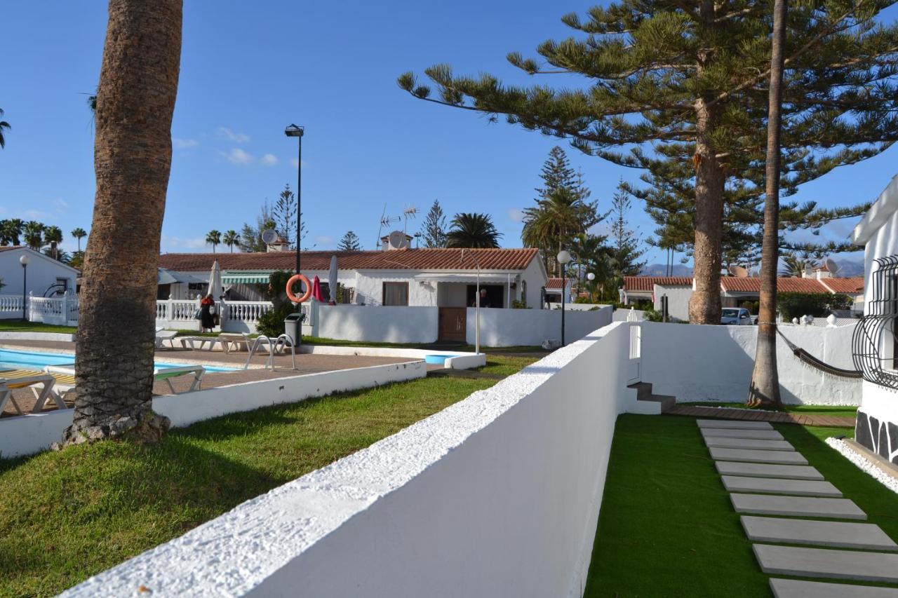 White Exclusive Bungalow. 2 Rooms, Garden & Pool. * Maspalomas (Gran Canaria)