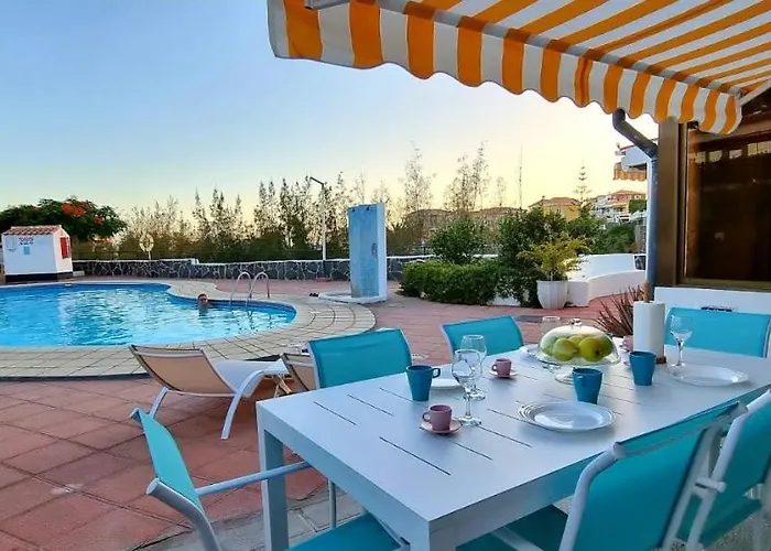 Arguineguin, Two Bedrooms Bungalow, Pool & Wifi