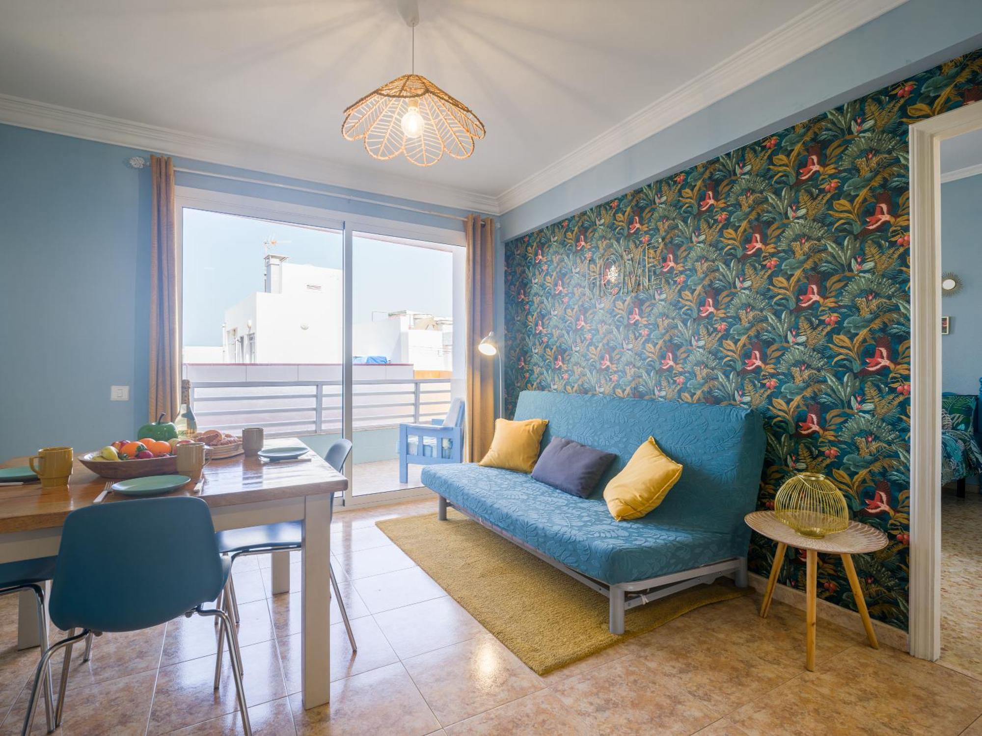 Casita Canaria Playa Beachfront Access & Lateral Ocean View With Terrace Apartment Las Palmas de Gran Canaria