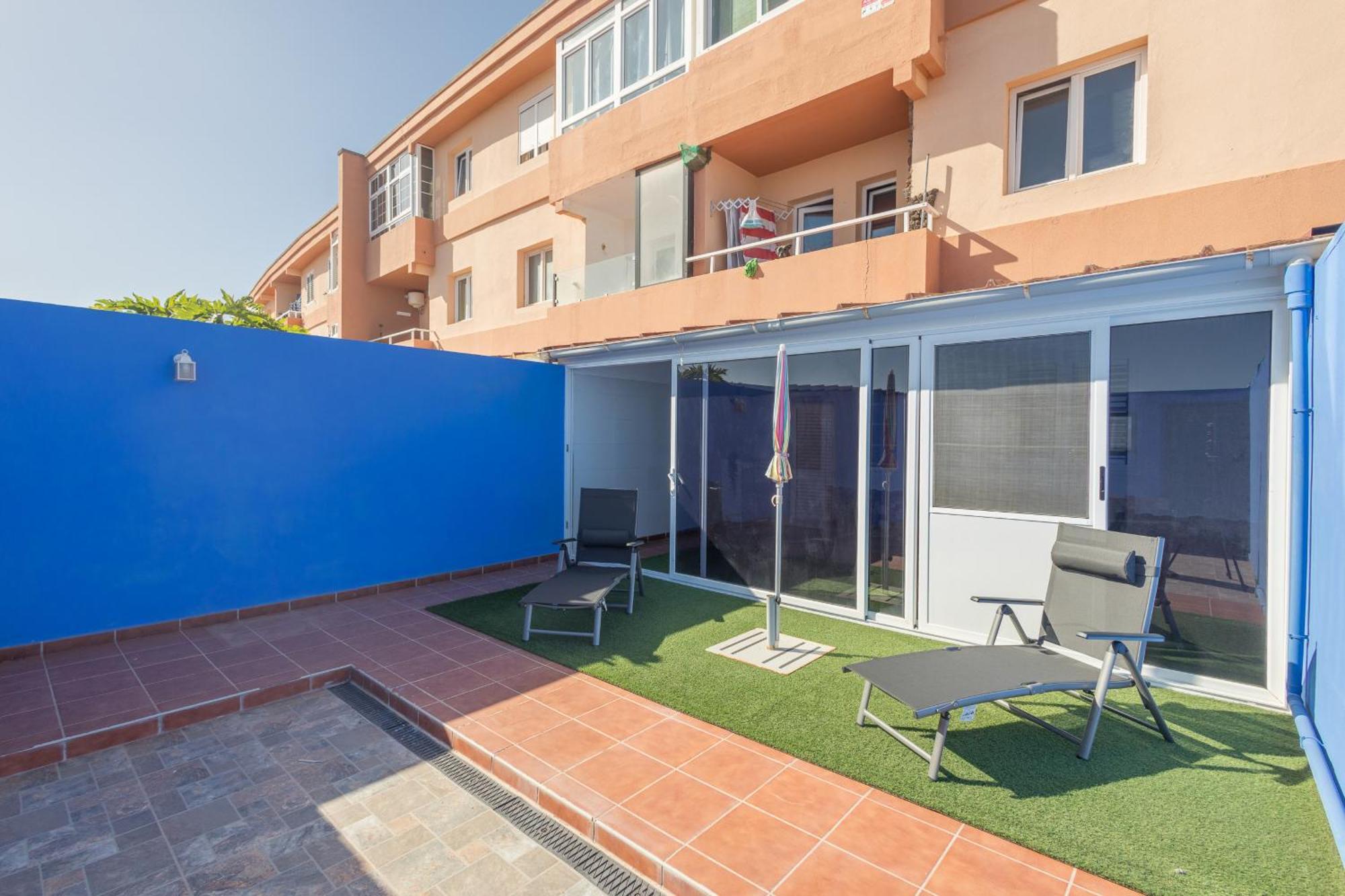 Playa El Burrero Con Terraza Y Solarium Privado Apartment