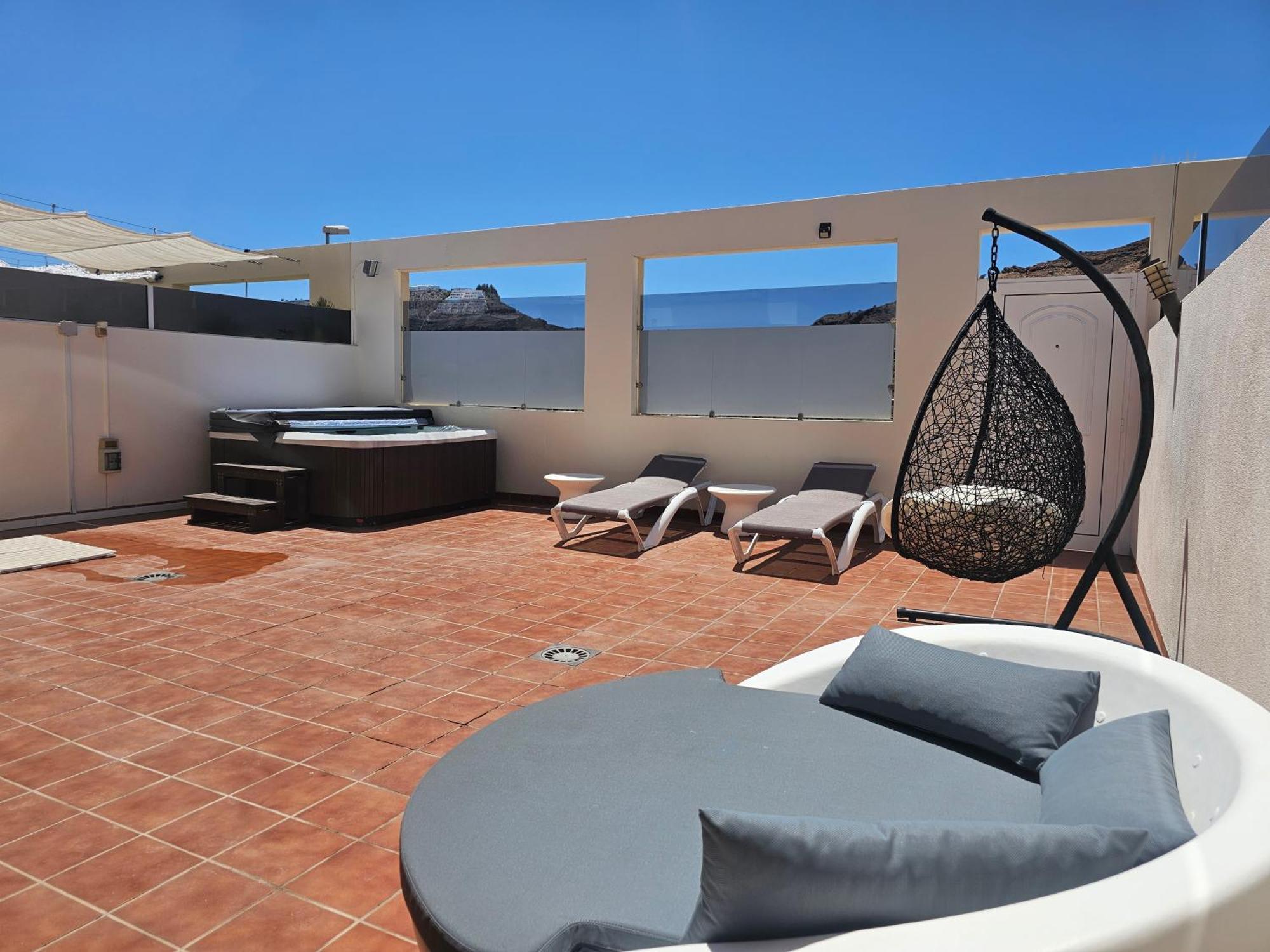 Modern House With Large Chill Out Terrace And Jacuzzi * Puerto Rico (Gran Canaria)