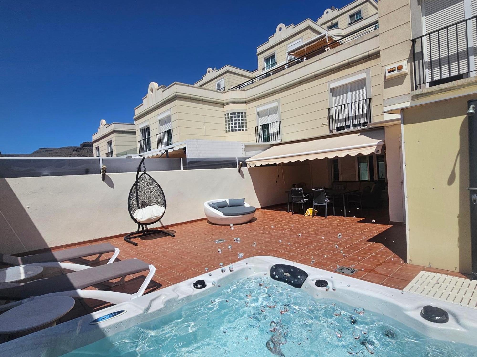 Modern House With Large Chill Out Terrace And Jacuzzi * Puerto Rico (Gran Canaria)