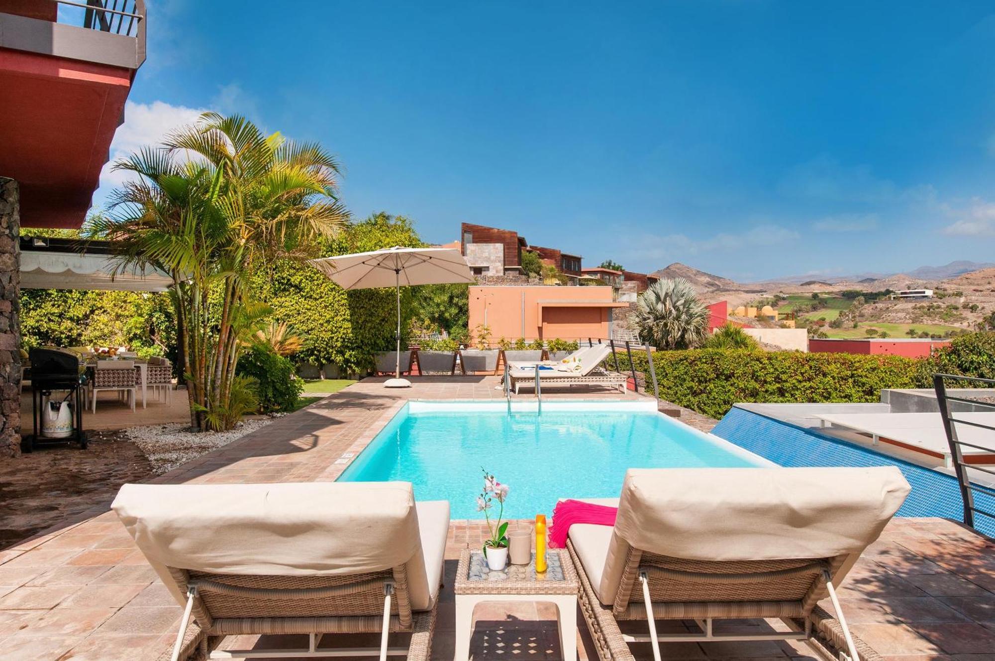 Villa Villa Salobre Golf Seis Luxury Retreat In Gran Canaria Private Heated Pool Exclusive Salobre Golf Resort Minutes From Maspalomas Beaches