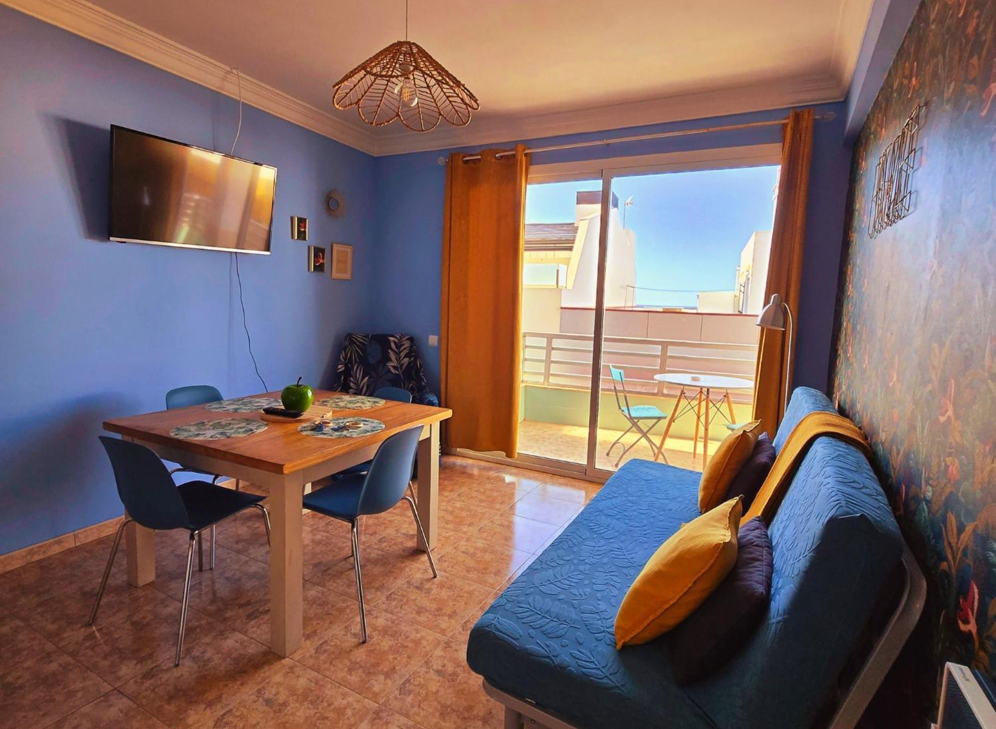 Casita Canaria Playa Beachfront Access & Lateral Ocean View With Terrace Apartment